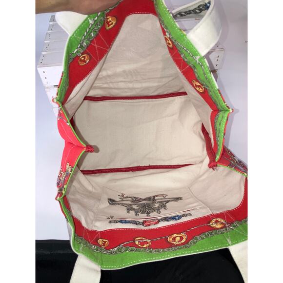 BRIGHTON (XXL) CANVAS WOMENS "ALL THAT GLITTER TOTE" - Picture 12 of 12